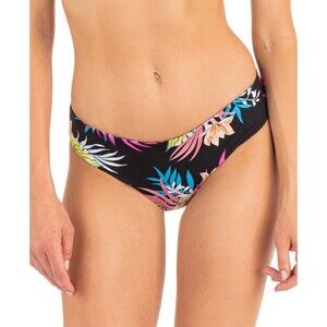 Hurley Women's Multicolor Hana Reversible Hipster Bikini Bottoms, Large